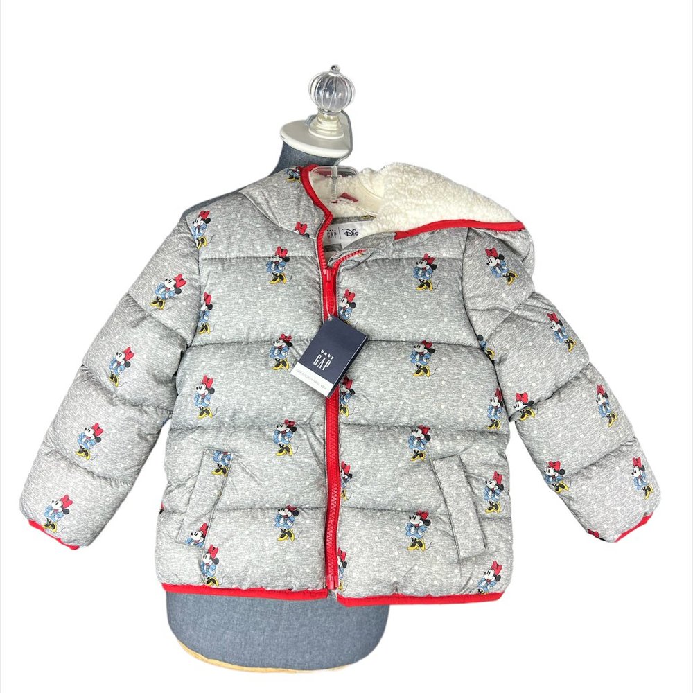 Baby GAP Disney Minnie Mouse Coldcontrol Max Girls Puffer Jacket